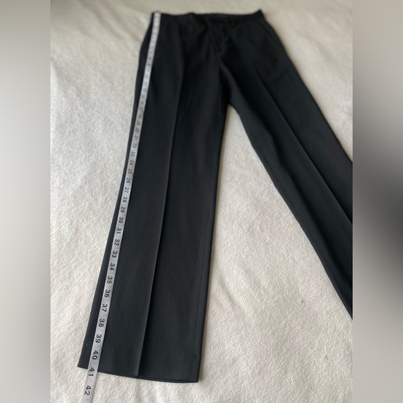Calvin Klein Men’s pinstripe black Trousers pants size 30 x 32 - Picture 9 of 12